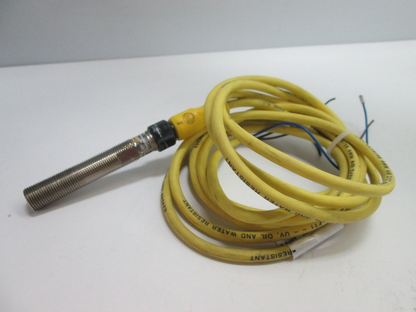 Used Omron E2E2-X2B1-M1 Inductive Proximity Sensor, Voltage: 12-24VDC, Range: 2mm