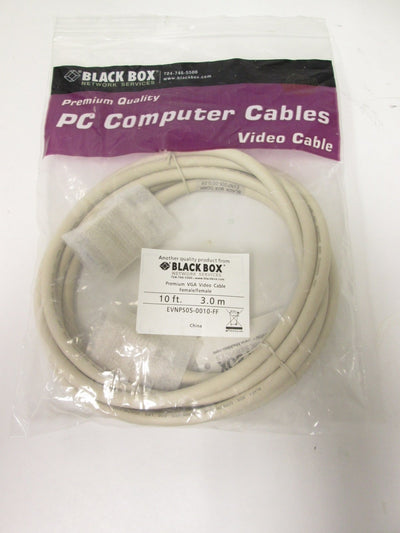 New Black Box EVNPS05-0010-FF SVGA Premium Video Cable Female to Female 10ft