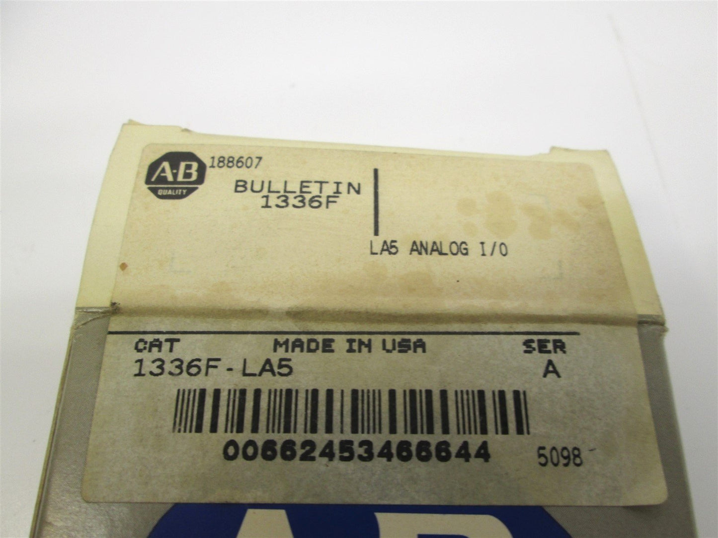 New Allen-Bradley 1336F-LA5 PLUS II Analog Interface Board, Configurable Output