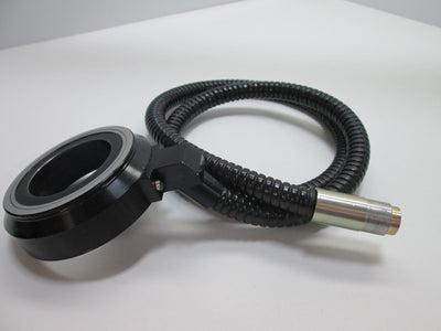 Used Leeds Fiber Optic Microscope Ring Light, ID: 49mm, Length: 3ft, Bundle: 9mm