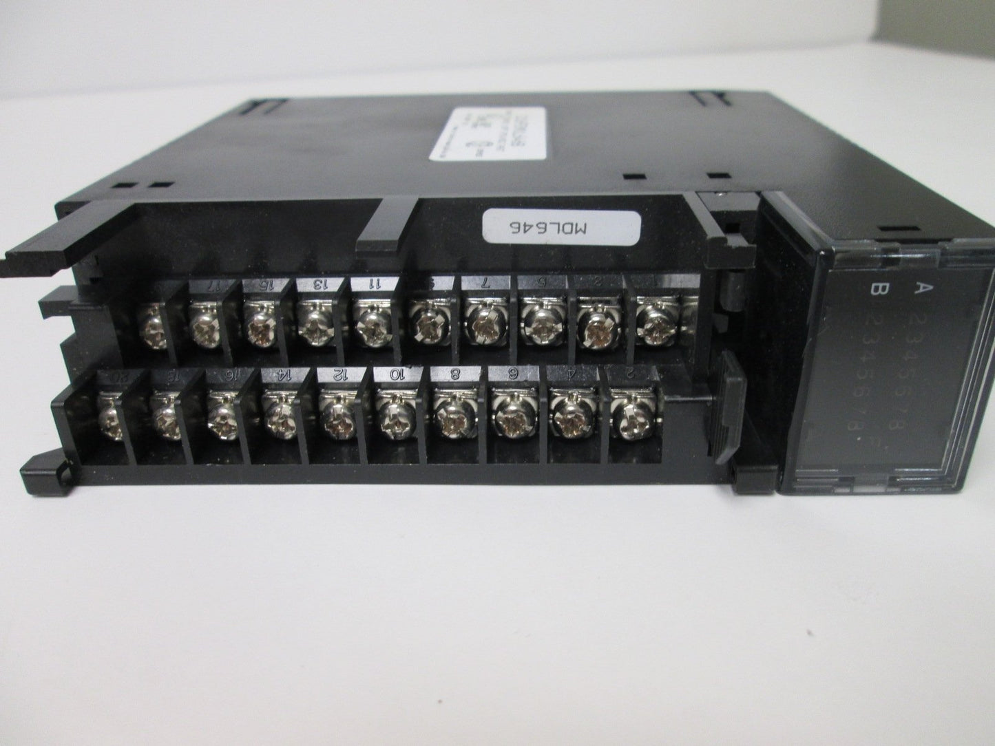 Used GE Fanuc IC693MDL646B Input Module, 16-Point POS/NEG Logic, *Missing Cover*