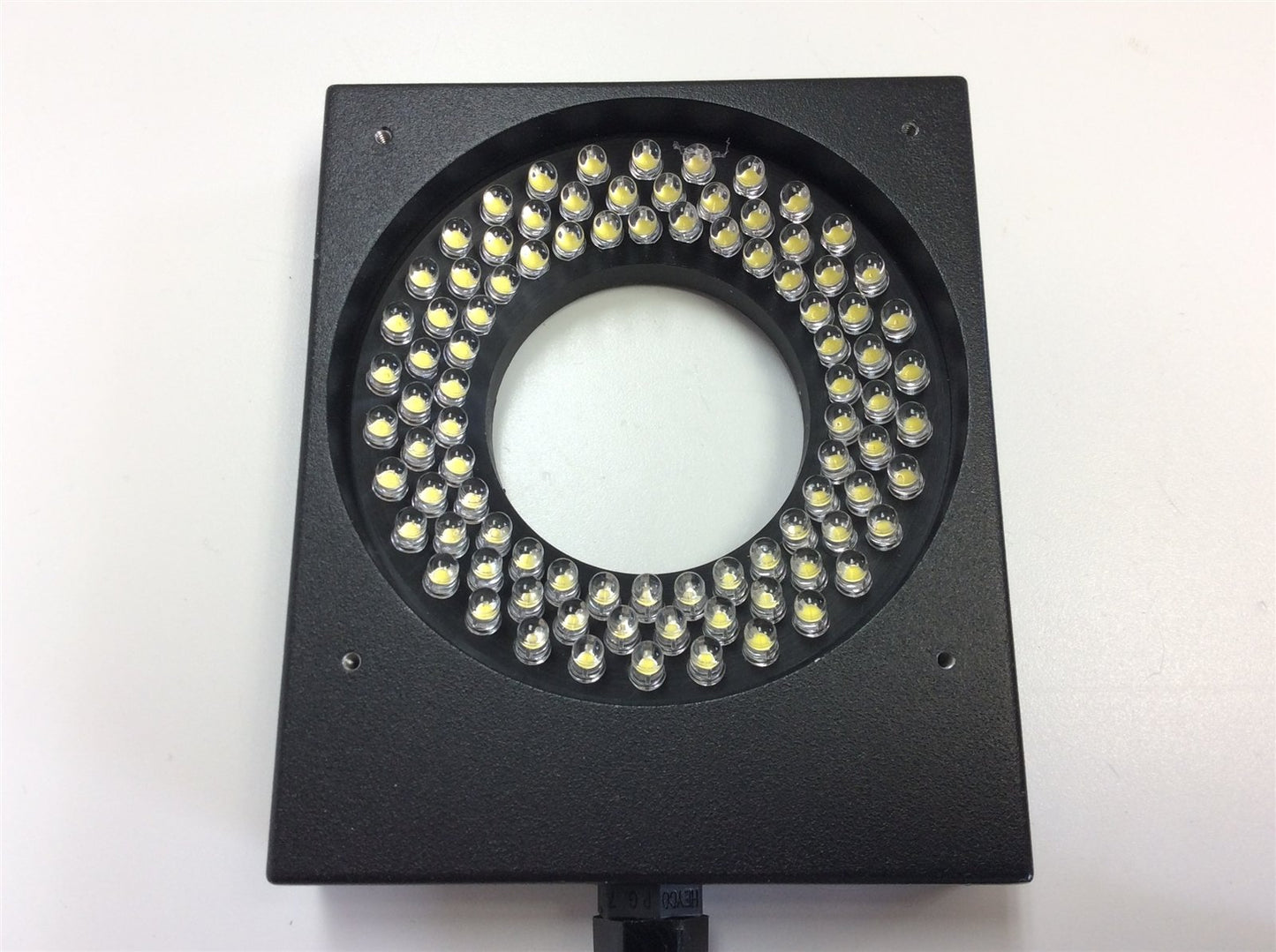 Used PPT Vision 661-0172 LED Light Ring 12VDC 2.150" ID 18" Cable 5 Wire W/ Plug