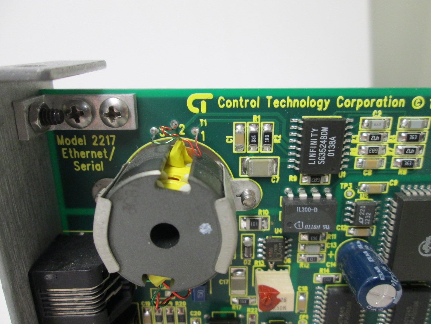 Used Control Technology 2217 Network Communications Module, Ethernet Connections