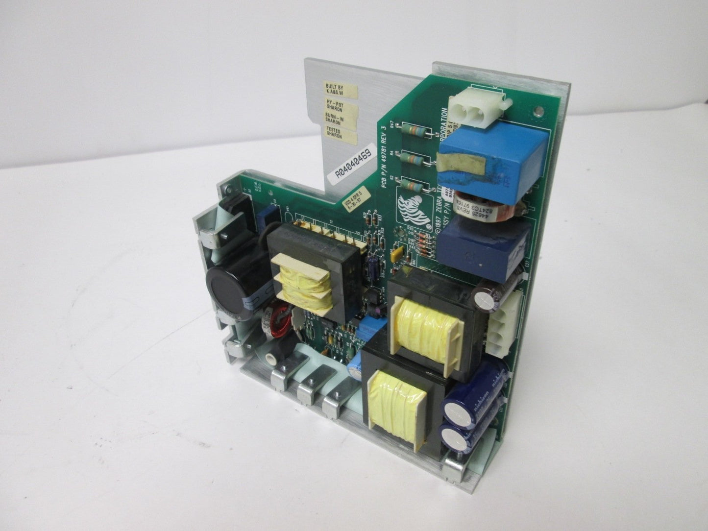 Used Zebra 49780 Power Supply Board, For Zebra XiII Series Thermal Printers