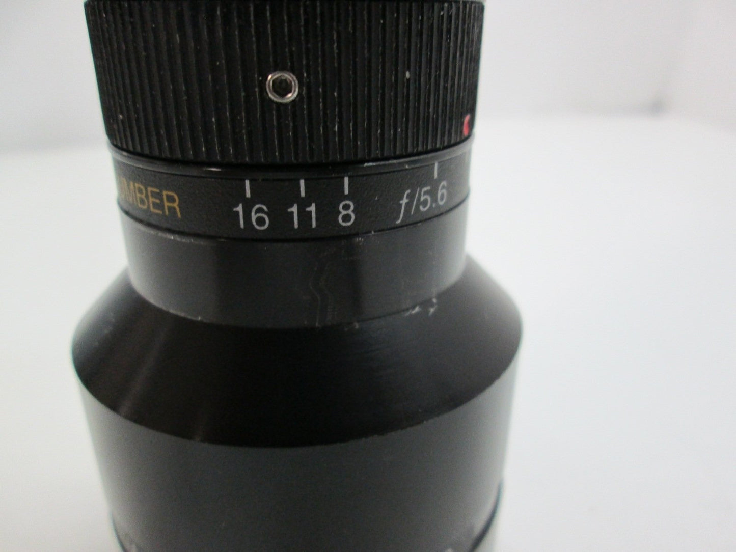 Used Melles Griot Macro Invaritar 59LGN703 Telecentric C-Mount Lens Magnification: 3x