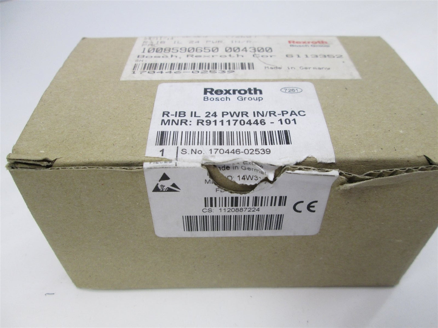 New Rexroth R911170446 R-IB IL PWR IN/R-PAC Inline Logic Power Boost Module 24V