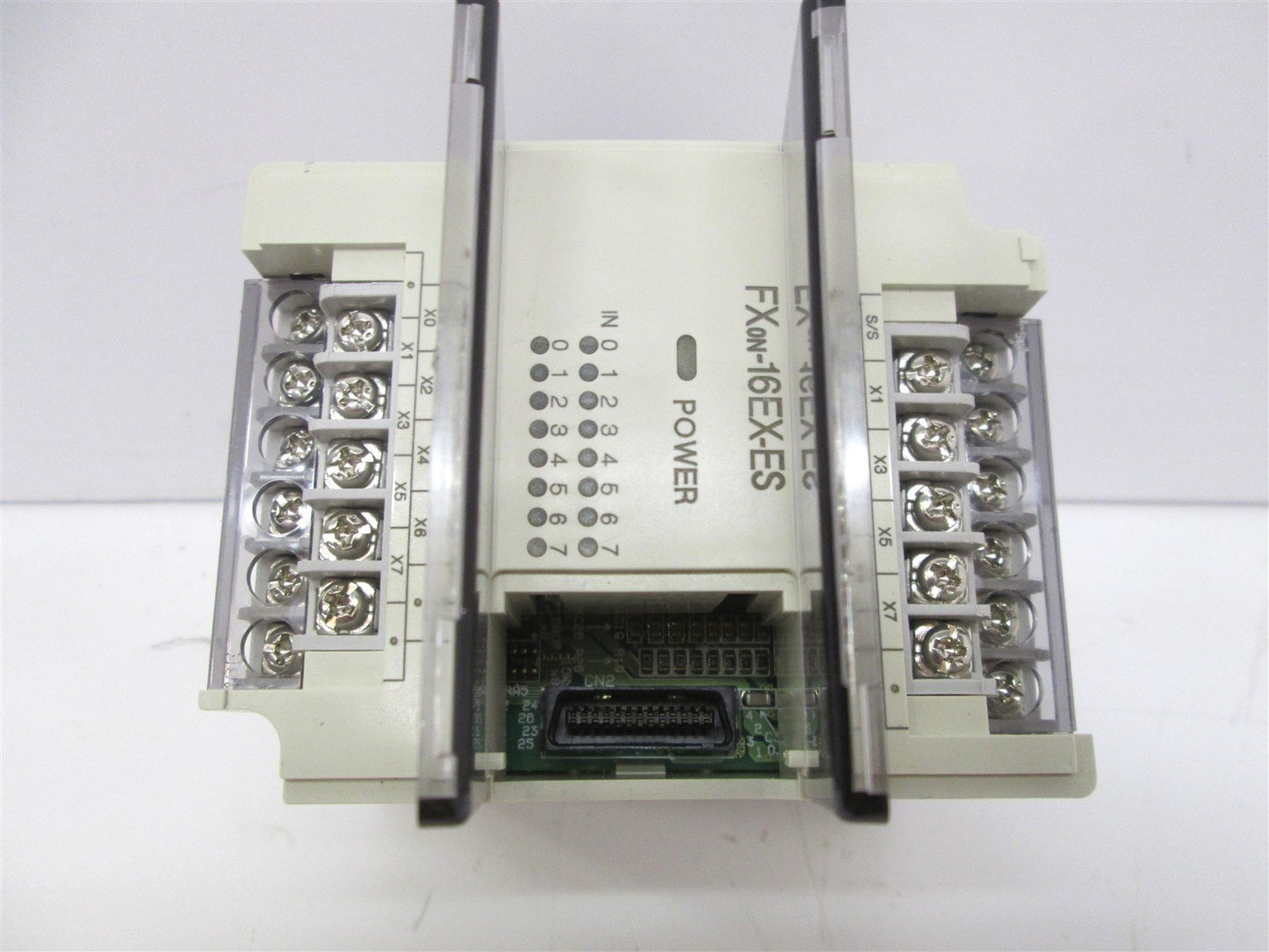 Used Mitsubishi FX0N-16EX-ES / UL Melsec PLC Input Expansion Module 16 Point, 24VDC