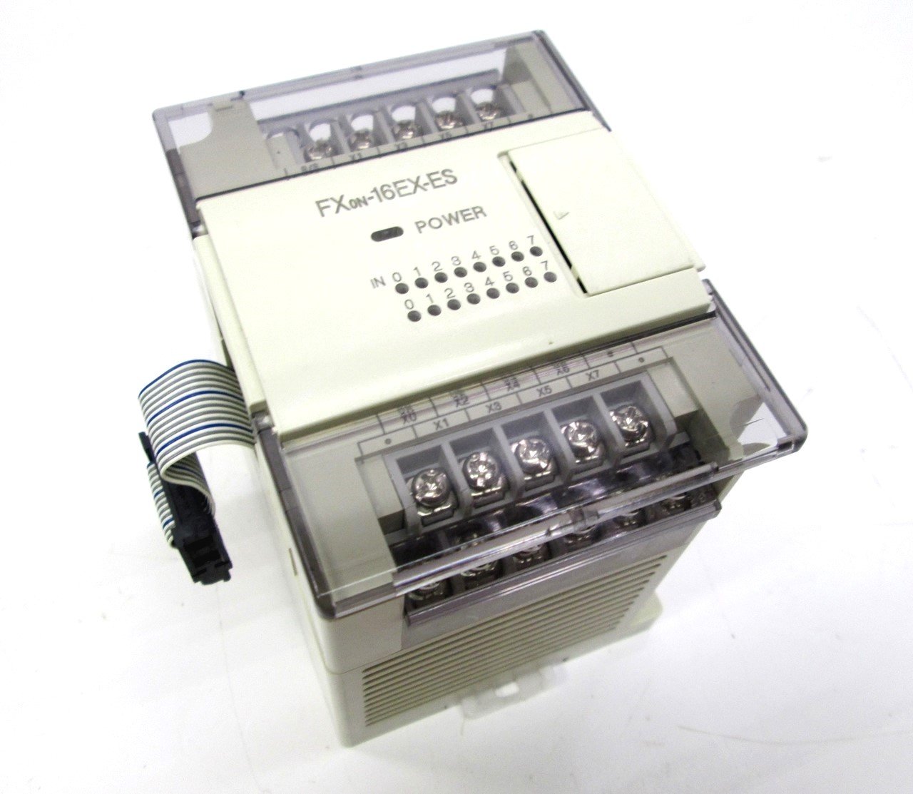 Used Mitsubishi FX0N-16EX-ES / UL Melsec PLC Input Expansion Module 16 Point, 24VDC