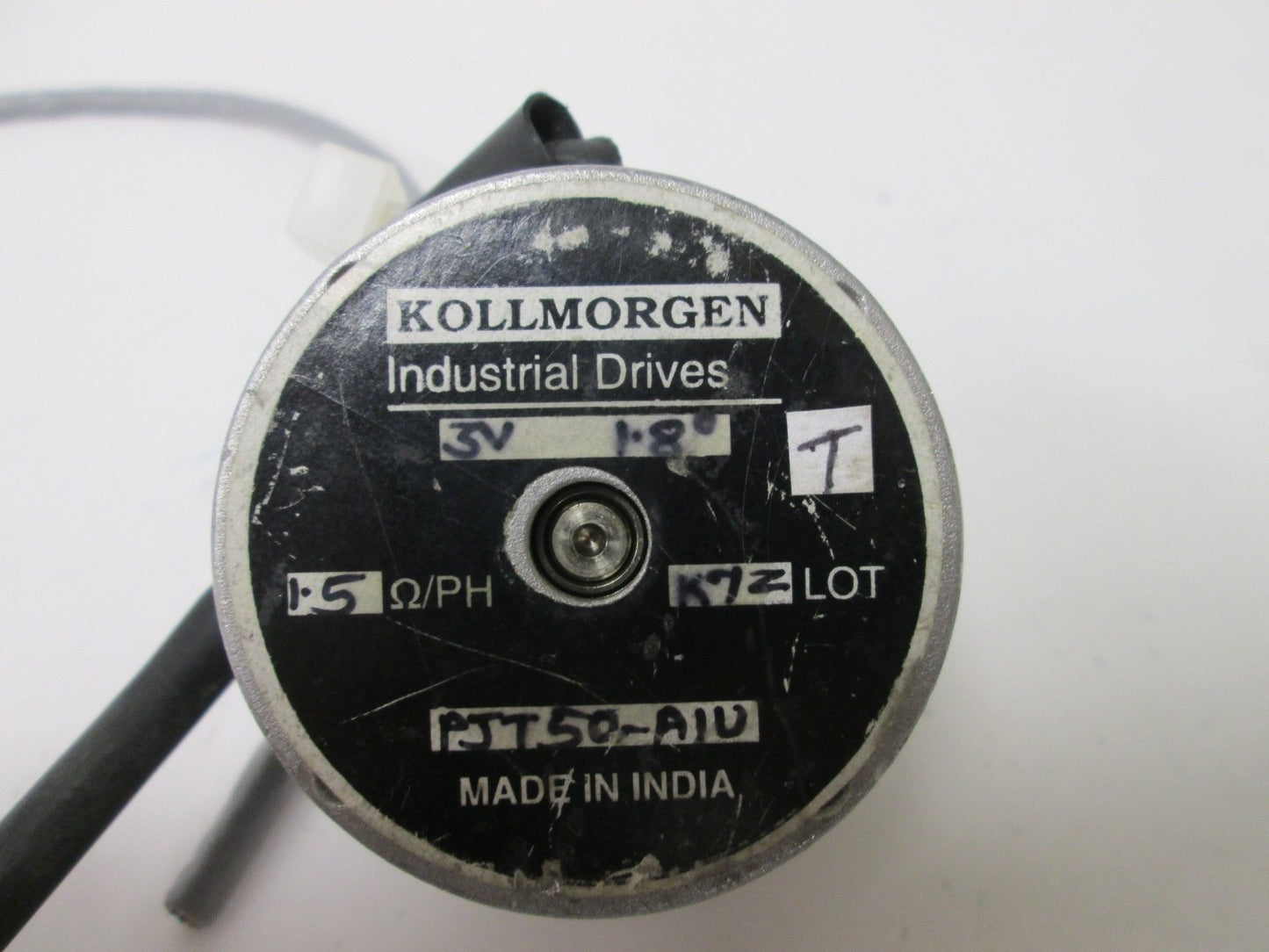 Used Kollmorgen PJT50 Stepper Motor, Shaft Diameter: 0.25", 1.8 Deg/Step, Voltage: 3V