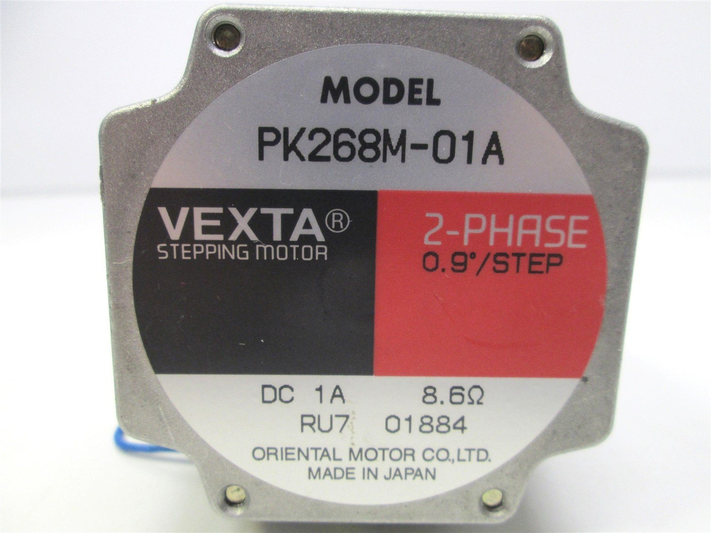 Used Vexta PK268M-01A Stepping Motor 1A 8.6 Ohm 2-Phase 0.9 Degree/Step