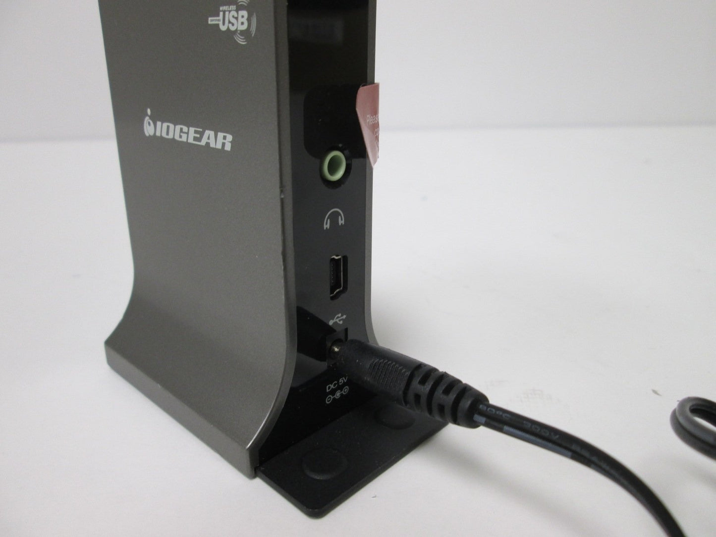 Used Iogear GUW101A Wireless USB Audio Adapter, Voltage: 5VDC, Audio Output: 2 CH DAC